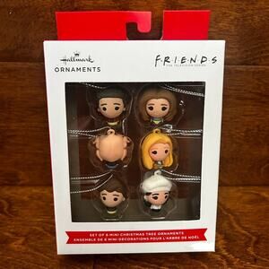 HALLMARK ORNAMENTS Friends Mini Christmas Tree Ornaments